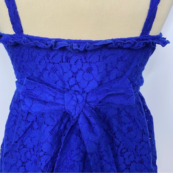 The Limited Royal Blue Lace Top - Picture 9 of 9